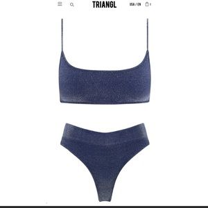 Triangl Kate Riverside Sparkle bikini set